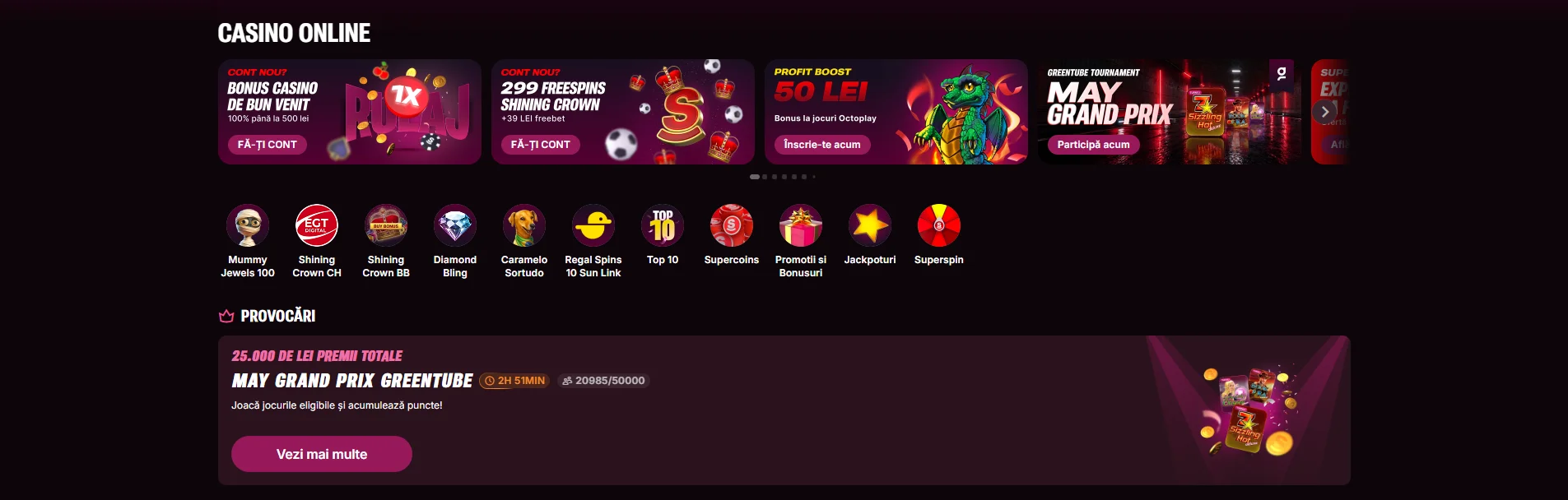 Superbet gokkasten overzicht
